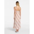 thumbnail image 2 of No Boundaries Striped Cami Maxi Dress, Women's XXS-XXL, 2 of 4