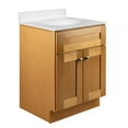 thumbnail image 6 of Design House Brookings 24" x 21" Ready to Assemble Solid Wood Bathroom Vanity, Modern Birch, 6 of 20