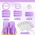 thumbnail image 3 of Wattne 18Pcs Hair Roller Set with Clips, Self-Grip Hair Rollers for Volume, Salon Hairdressing Curlers and DIY Hairstyles, 3 Sizes Rollers Hair Curlers, 3 of 9