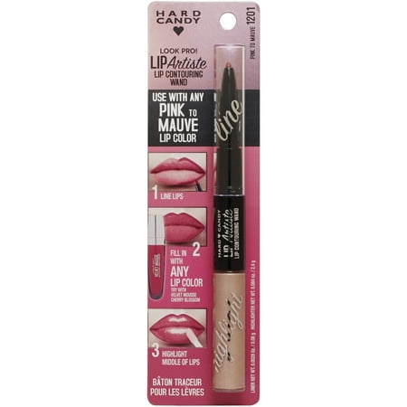 Hard Candy Lip Artiste Lip Contouring Wand, 1201 Pink to Mauve, 0.084 oz