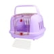 thumbnail image 3 of Jaula para perros, suministros para mascotas, ligera, ventilada, transportín resistente, portátil para perros. Púrpura, 3 of 9