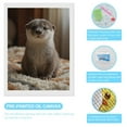 thumbnail image 3 of Diamond Art Kits for Adults, Cute Otter On Soft Blanket 5D Diamond Painting Kits for Adults Beginners, DIY Full Drill Diamond Painting, Gem Art and Crafts 12x16, 3 of 7