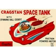 thumbnail image 2 of Retrotrans 32x23 White Modern Wood Framed Museum Art Print Titled - Cragstan Space Tank, 2 of 4