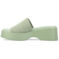 thumbnail image 2 of Journee Womens Emani Platform Slip On Sandals, 2 of 8