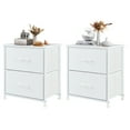thumbnail image 5 of ZUNMOS Nightstand, Versatile Nightstand with 2 Drawers - Ideal for Bedroom, Living Room, Closet, Entryway, White, 5 of 9