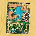 thumbnail image 2 of Shark Week: Television Series T-Shirt Officialy Licensed Rad Surfing Shark Unisex Graphic Tee for Men & Women, 2 of 7
