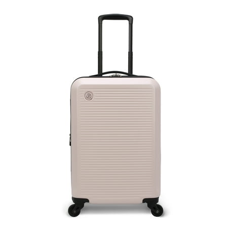 Protege 20 Inch Unisex Hard Side Carry-on Spinner Luggage, Matte Pink
