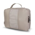thumbnail image 3 of btL 4 Piece Nylon Mesh Front Expandable Zippered Compression Packing Cubes, Taupe, 3 of 22