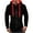 Black, variant on PuLe Hoodies for Men Men's Fashion Sports Matching Color Loose Sports Warm Pocket Long-sleeved Hoodie