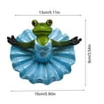 thumbnail image 3 of Simulation Animal Decoration Pond Frog Series For Garden Courtyard Resin Beautiful Durable Multicolor Floating Ornaments, 3 of 16