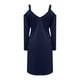 thumbnail image 5 of Sexy mujer verano Casual suelta manga completa lentejuelas brillantes cuello en V hueco sin grapas sólido Sling vestido Fridja  NMB3590, 5 of 6