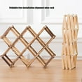 thumbnail image 6 of Solid Wood Wine Rack Kitchen Bar Wine Bottle Display Stand Living room Wine Holders Storage Shelf Wine Cabinet Organizer (A), 6 of 7