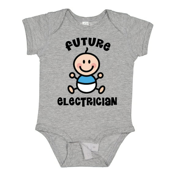 Inktastic Future Electrician for Boy Boys Baby Bodysuit