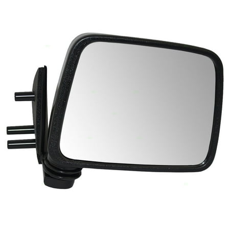 Pickup Right Door Mirror - Passengers Manual Side View Mirror Door Mounted Replacement for Nissan Pickup Truck SUV K630111G26