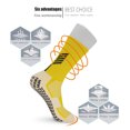 thumbnail image 2 of Sywqhk Calcetines de fútbol antideslizantes Medias de baloncesto transpirables para ciclismo (Amarillo) Sywqhk Alta Calidad, 2 of 9