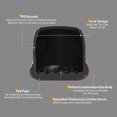 thumbnail image 2 of 16 Pack Small Black Silicone Felt Wrapped Floor Protectors, Rubber Chair Tips, Chair Leg Covers, Furniture Leg Protector Pads, No Noise No Scratches, 2 of 5
