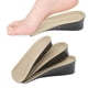 thumbnail image 5 of EeaseMX 1 par de plantillas de aumento de altura de 2,5 cm de PU invisibles para zapatos, plantillas elevadoras de talón (suela negra y superficie beige), 5 of 7