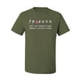 thumbnail image 2 of Don't Let Friends Alone Awareness Men's Graphic T-Shirt, Military Green, 2XL, 2 of 3