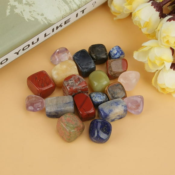 LAFGUR Crystal Healing Stone, Natural Mini Crystal,100g Natural Mini Point Quartz Crystal Stone Mixed Color Rock Chips Lucky Healing