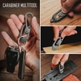 thumbnail image 5 of Key Unity Titanium Carabiner Keychain Tool, Quick Release Carabiner with Pry Bar Function for Everyday Carry, KU04, 5 of 8