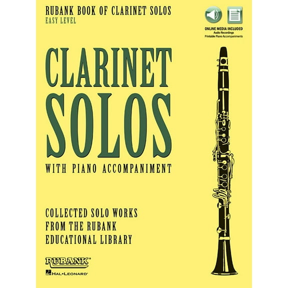 Rubank Book of Clarinet Solos - Easy Level (Includes Online Audio for Streaming/Download), (Paperback)