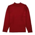 thumbnail image 1 of Charter Club Womens Mock-Turtleneck Pullover Sweater, Red, X-Large, 1 of 1