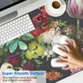 thumbnail image 2 of Long Mouse Pads for Desk,Pioneer Flower Floral Print Pattern Desk Mats on Top Of Desks, Desk Mouse Pad Extra Large with 3mm Non-Slip Base and Stitched Edge for Gaming,Office,Work,Home 47.3"x23.6", 2 of 6