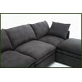 thumbnail image 6 of Modern 5-Seat U-Shaped Sectional Sofa with Chaise – Polyester Upholstery for Living Room, Modular Design, 6 of 26