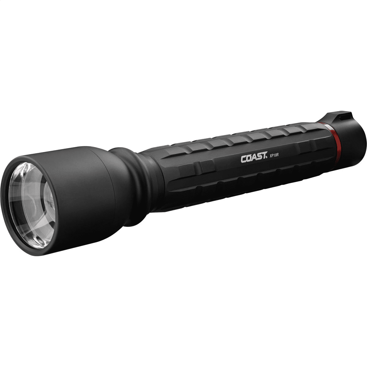 coast xp18r hybrid rechargeable led flashlight 3650 Lumen USB-C Rechargeable-Dual Power with Pure Beam Slide Focus and Top Grade Aluminum Build,Black, 30323 time battery status indicator COAST PX9R Rechargeable Flashlight Black