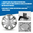 thumbnail image 5 of 4Pcs Set 15" Universal Hubcaps,Wheel Rim Cover Replacement,Snap on Car Truck SUV,ABS&PC Material,Chrome, 5 of 7
