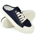 thumbnail image 5 of JENN ARDOR Womens Canvas Sneakers Slipper Shoes Slip On Mules Shoes Low Top Backless Casual Sneakers for Walking Size 6-10, 5 of 11