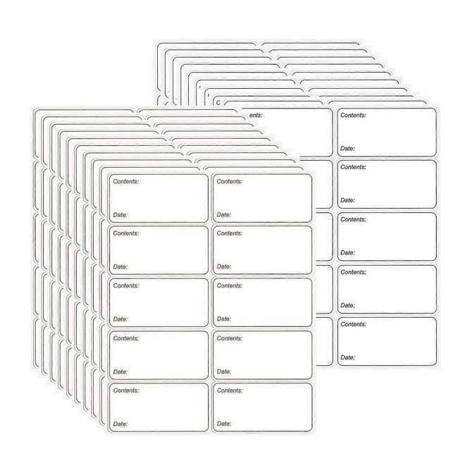 200pcs Freezer Labels Removable Frozen Food Labels Freezer Stickers,refrigerator Date Labels Stickers Peelable