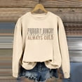 thumbnail image 2 of Women Crew Neck Pullover Womens Sweatshirt Jacket Without Hood Women Canadian Maple Leaf Print Round Neck Long Sleeve Casual Hoodie L, 2 of 4