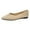 Beige, variant on Mostsola Flats for Women Pointed Toe Knit Ballet Shoes Comfortable Slip on Dressy Flat Shoes