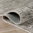 thumbnail image 5 of Addison Rugs Addison Villager Textured Solid Wool and Viscose Area Rug 5' x 7'6" - Black, 5 of 8