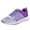 Purple, variant on TIREOW Women's Slip On Low Tops Walking Shoes Running Shoes Lightweight Mesh Gym Traveling Shoes Non Slip Workout Shoes Round Toe Lace Up Casual Tennis Shoes