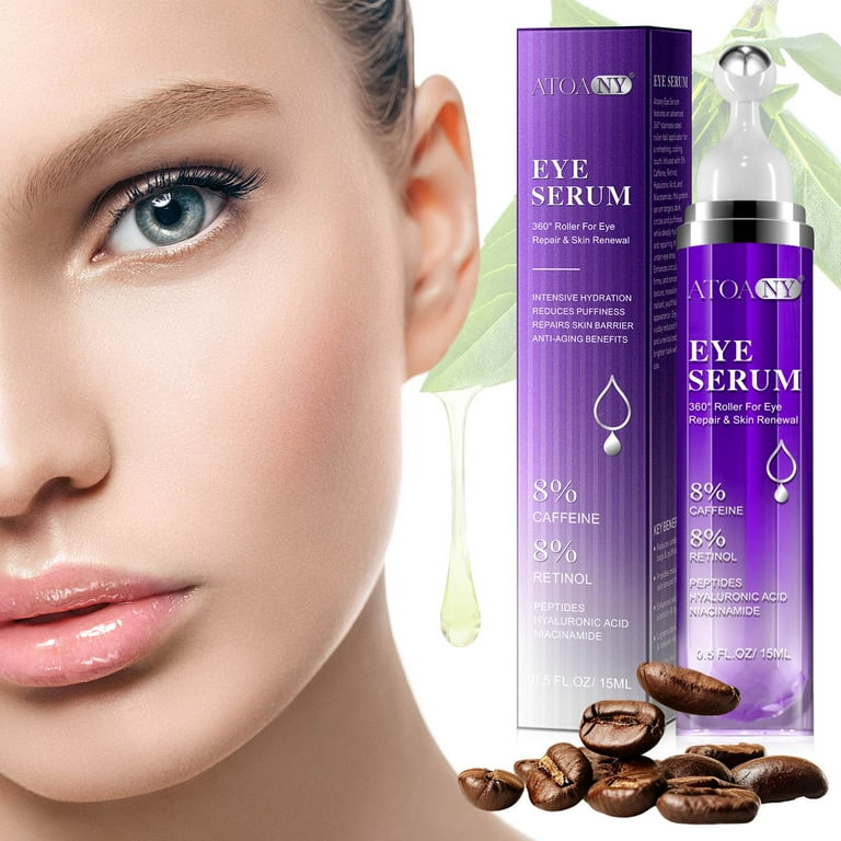 Atoany Eye Serum 8% w/Caffeine, Intensive Hydration for Eye