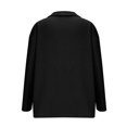 thumbnail image 4 of Womens Half Zip Pullover Sweatshirt Long Sleeve Lapel Quarter Zipper Lightweight Sweatshirts Fall Fashion Tops, 4 of 9