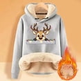 thumbnail image 2 of Women Blouses Monkey Sweatshirts Women Cute Crop Sweaters Velour Tops The Rambling Storefront Novelty Hoodies Ladies Small Sweaters Cropped Long Sleeve Athletic Top Zipper Pocket Hoodie Yoga, 2 of 4