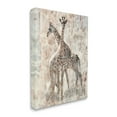 thumbnail image 3 of Stupell Industries Towering Giraffes Pair Overlay Spotted Pattern Design Graphic Art Gallery Wrapped Canvas Print Wall Art, Design by unknown, 3 of 7
