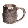 thumbnail image 2 of Billuyoard Taza de café de acero inoxidable con asa, taza Retro Punk, botella de bebidas, accesorios de regalo para bodas y vacaciones Barra de herramientas, 2 of 6