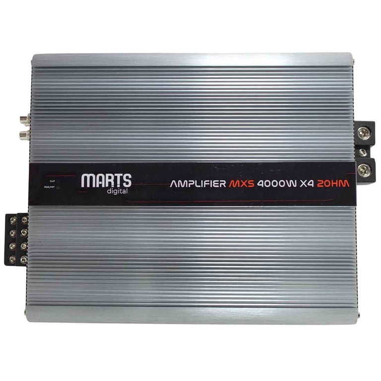 Marts Digital MXS 4000x4 2-Ohm 4-Channel 4000W Full Range Class-D