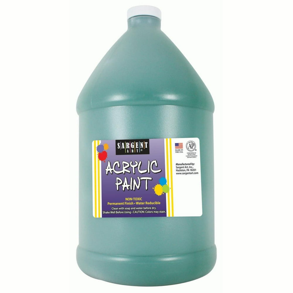 Sargent Art® Acrylic Paint, Green, 64 oz. Bottle (Half Gallon