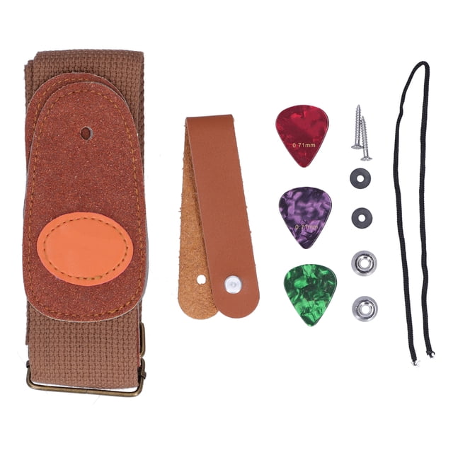 Cotton Guitars Belt, Guitar Strap Easy Installation Soft Braided With Tail Studs For Outdoor Performance