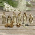 thumbnail image 3 of Figuras de la Natividad Hugo 10 Piezas Sagrada Familia Oveja Estatuillas de Resina para Decoración, 3 of 5