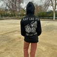 thumbnail image 3 of Play Like It's Your Last Game Pickleball Hoodie (Black / XX-Large), 3 of 5