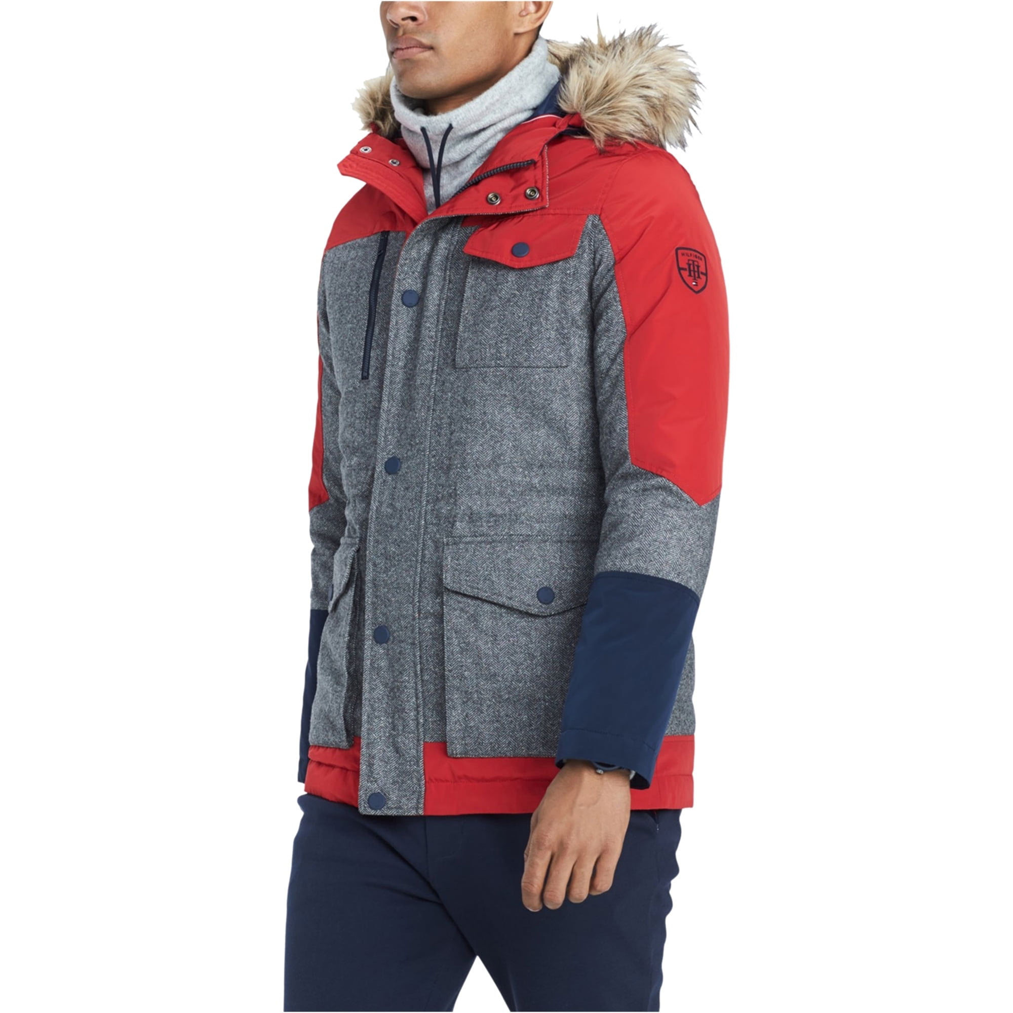 tommy technical down jacket