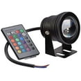 thumbnail image 1 of Pool Source LED Lamp Remote Control Underwater Light Color Changing Aquarium Pond Lights (Black Shell RGB) 10 W [Energy Class A], 1 of 5