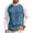 Light Blue, variant on Raglan Color Block Tshirt for Men Long Sleeve Crew Neck Soft Casual Tshirts, L