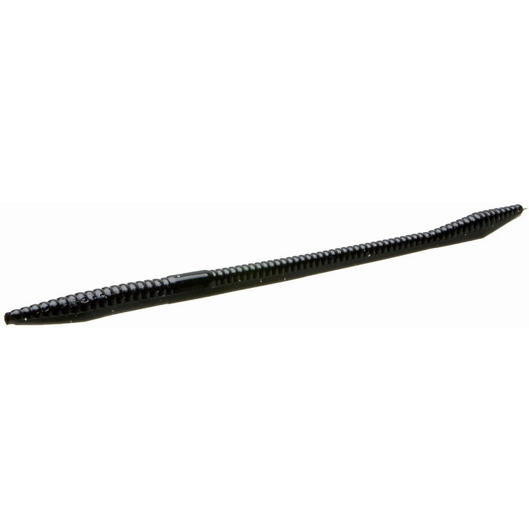 Zoom Trick Worm 20-Pack - Sherbet Color, 6.75 Inch Floating Worm For Bass Fishing